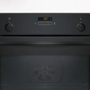 Horno Balay Vapor Pirolítico 60x60 cm. Cristal Negro 3HA5749N3. Frontal.