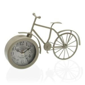 Reloj de Mesa Bicicle Versa Gris Metal. Principal.