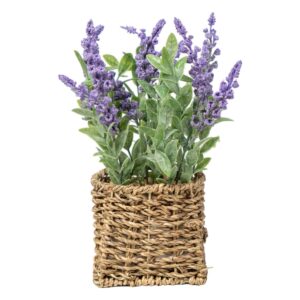 Planta Decorativa Romimex Plástico Lavanda 15 x 28 x 15 cm.