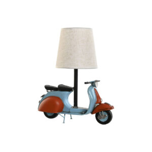 Lámpara de mesa Home ESPRIT Azul Naranja Vespa.