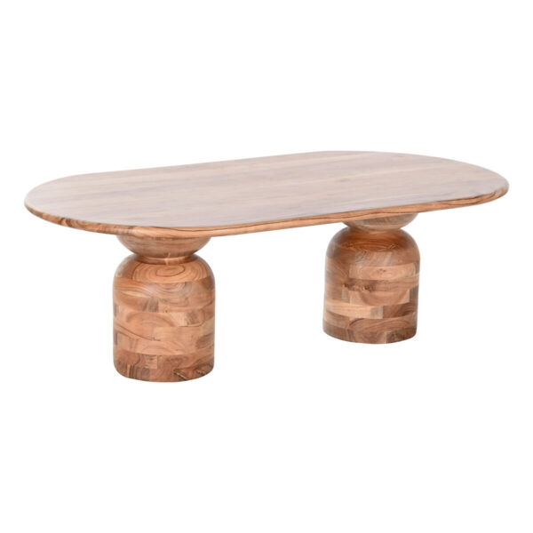 Mesa de Centro Madera de Acacia DKD Home Decor