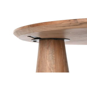 Mesa de Centro Redonda Madera de Acacia DKD Home Decor. Robusta.