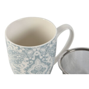 Taza con Filtro Azul Beige Home ESPRIT. Capacidad.