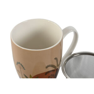 Taza con Filtro Terracota Home ESPRIT. Capacidad.