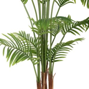 Planta Decorativa Poliuretano Areca 150 cm. Verde.