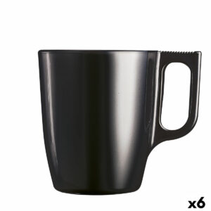 Taza de Vidrio Negro Flashy Luminarc