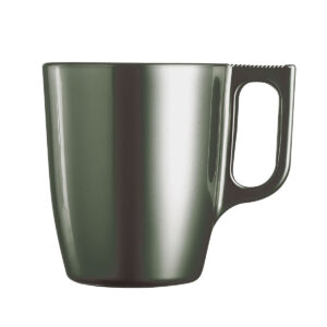 Taza de Vidrio Verde Flashy Luminarc. Asa.