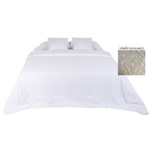 Colcha Blanca Cama de 90 Ondas Home ESPRIT