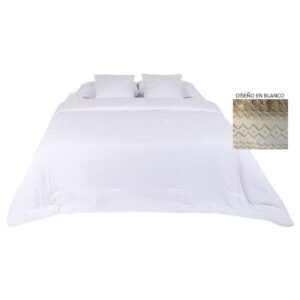 Colcha Blanca Cama de 90 Rombos Home ESPRIT