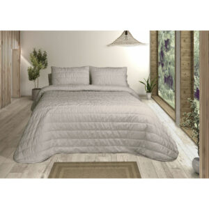 Colcha Gris Perla Cama de 90 Olimpia Pierre Cardin