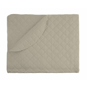 Colcha Beige Cama de 135 EGNA Pierre Cardin. Detalle.