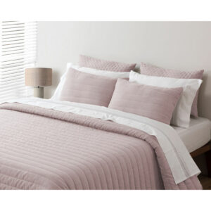 Colcha Rosa Cama de 90 LINO Pierre Cardin. Calidad.